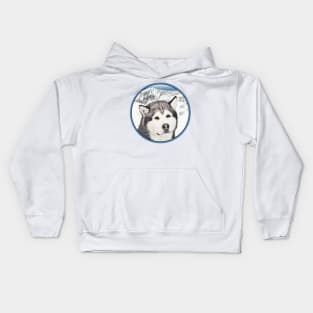 Alaskan Malamute Kids Hoodie